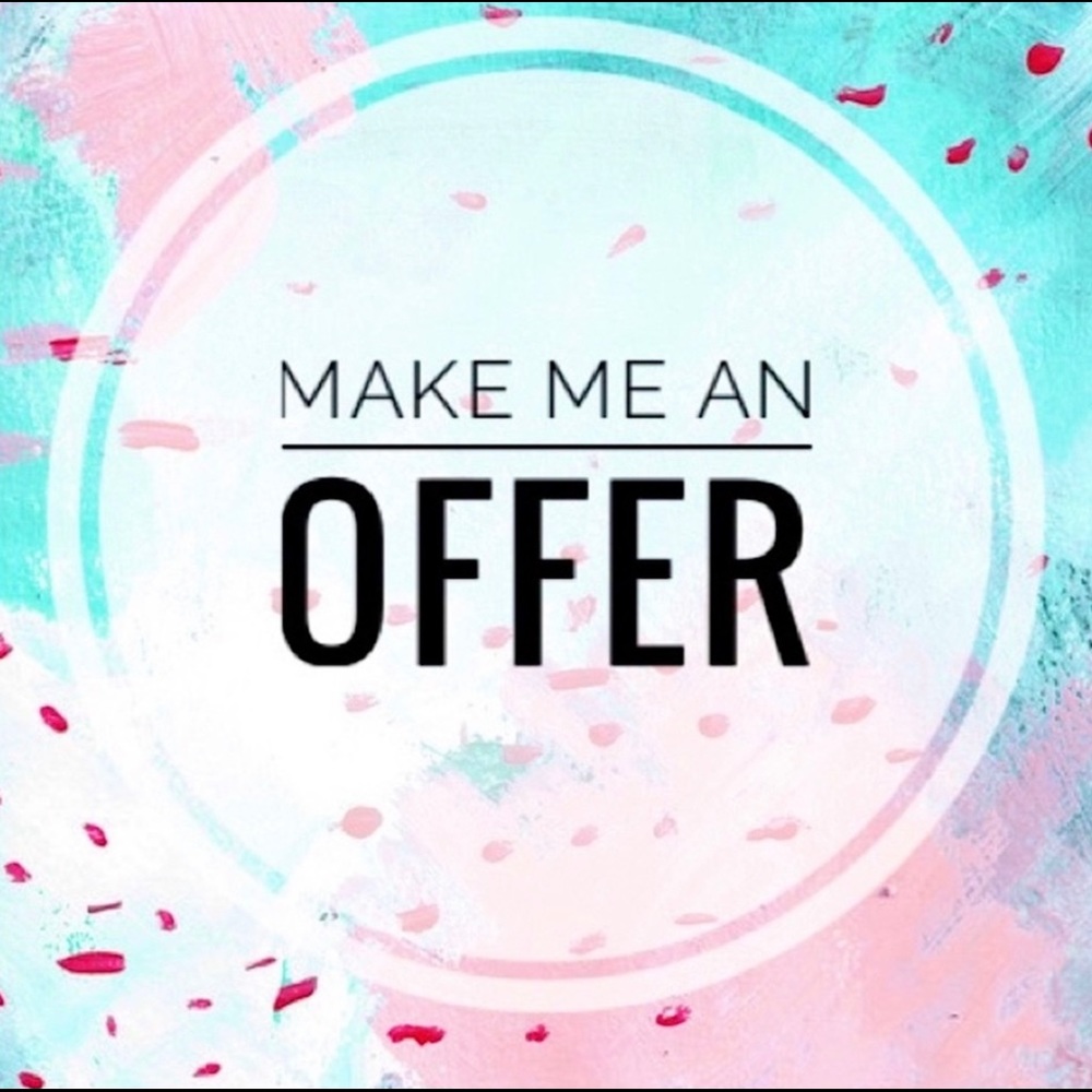 Feel free to make me an offer! 😊